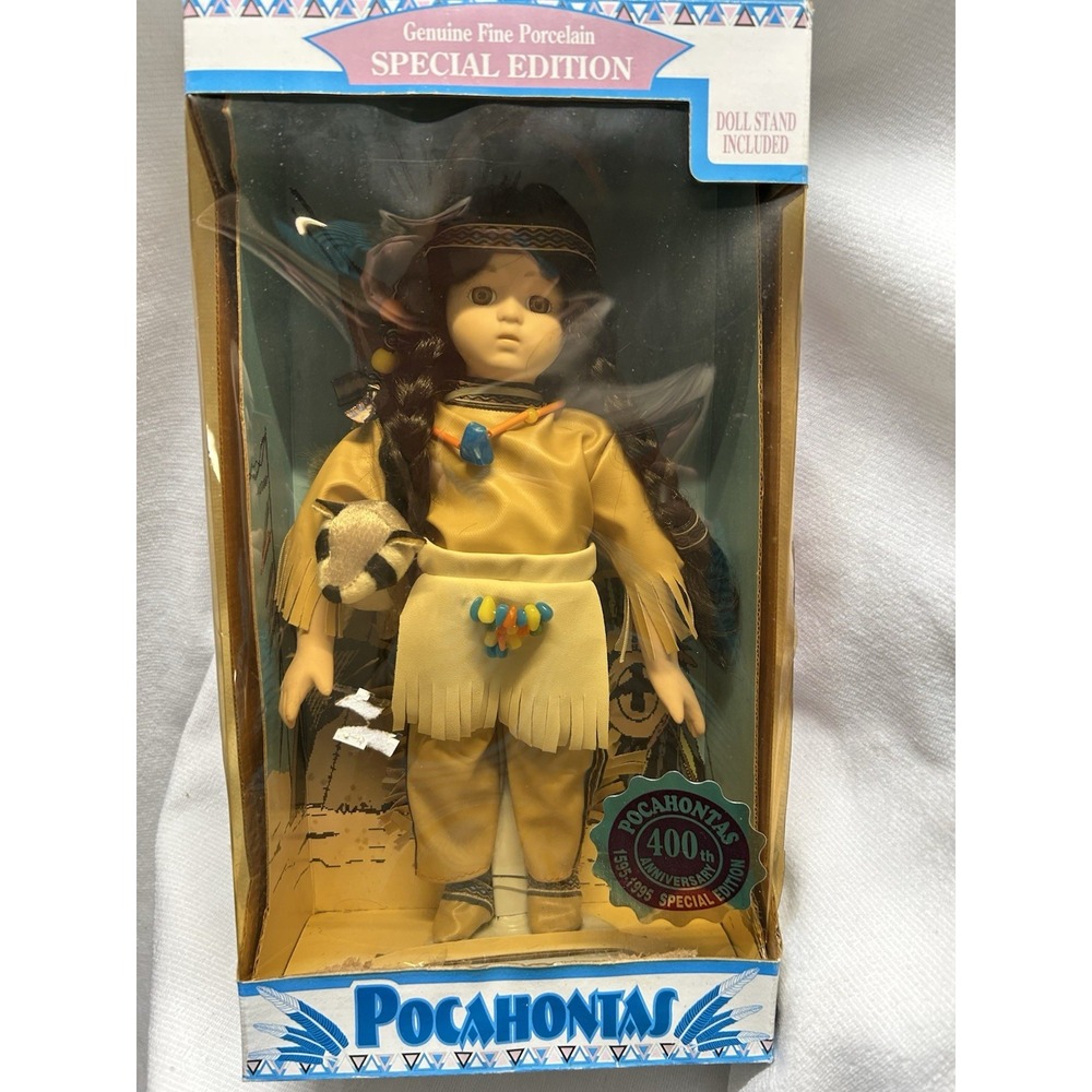 1995 Disney GENUINE FINE PORCELAIN Pocahontas BY DANDEE SPECAIL EDITION NEW
